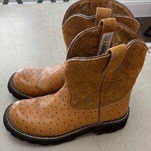 Ariat FatBaby leather cowgirl boots. Worn 2x
